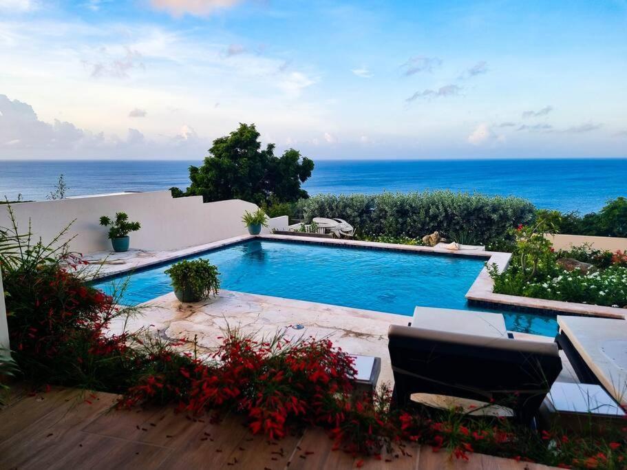 Villa With Pool And Sea View Fontein Dış mekan fotoğraf